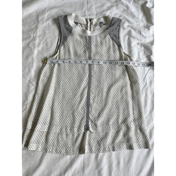 Madewell Women’s Silk Sleeveless Blouse Top Size XS Classic Boho Chic Shirt - Picture 6 of 9